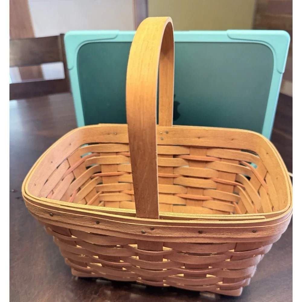 Vintage 1988 Longaberger Basket rectangle 10.5x7x11
